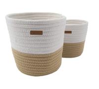 Paniers de rangement - DOMIVA - Honey Moon - Coton tressé