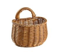 Paniers de rangement en jonc de mer | Paniers bohème | Fruits tissés à la main | Panier à oignons pour murs | Décoration de fenêtre, organisation de cuisine, boîte de rangement de -manger, style
