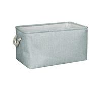 Paniers de Rangement en Tissu,Grande Capacité de Panier de Rangement,Toile Corbeille de Rangement Pliable de Conception géométrique et poignées Cuir PU pour Armoire,Dressing (Couleur -2, M:36*26*16)