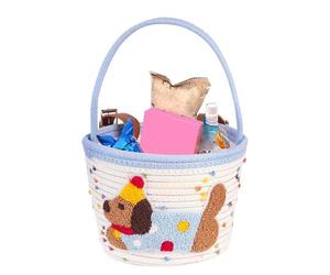 Paniers de vélo pour - Corde en coton motif teckel - Panier de vélo pour filles - Pour montagne, plage, épicerie, cyclisme, garçon et fille