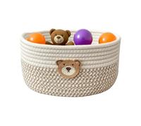 Paniers D'organisation - Panier En Corde De Coton Pour Jeux De Chiens,Organisateur En Coton Boîte Décorative Pour Anniversaire Baptême Loterie Collecte De Fonds Vacances