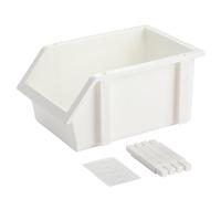 Paniers empilables, tiroirs de rangement alimentaires, organisateur de chambre d'enfant, boîtes de rangement pour jouets, vis, cuisine et maison, 23,7 x 15,7 x 11,5 cm