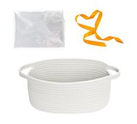 Paniers Tissés Pour Le Rangement - Paniers De Rangement Tissés, Panier En Corde De Coton Pour Étagères, Poubelle De Décoration Portable, Panier De Salle De Bain Polyvalent | Petit Organisateur De Pl