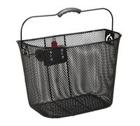 Paniers velo avant panier de guidon noir léger panier de vélo amovible 3 pièces