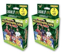 Panini ADRENALYN Ligue 1 McDonald's 2025-2026 Trading Cards Game Blister 7 Pochettes (Lot de 2)