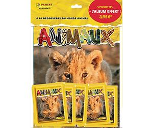 Panini ANIMAUX 2022-5 pochettes + album offert 004446SPCFGD