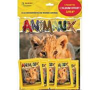 Panini ANIMAUX 2022-5 pochettes + album offert 004446SPCFGD, Aléatoirement