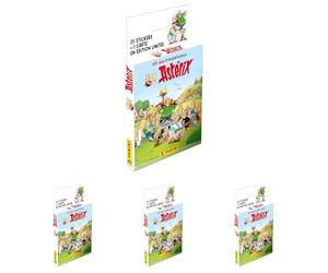 PANINI Asterix 65EME Anniversaire Blister 7 Pochettes (Lot de 4)