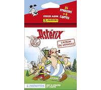 PANINI Asterix Album DE Voyages Blister 6 Pochettes Stickers