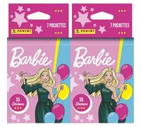 PANINI Barbie 65EME Anniversaire Blister 7 Pochettes (Lot de 2)