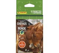 Panini CHEVAUX DU MONDE 2025 Blister 12 pochettes + 2 offertes