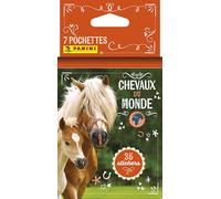 Cartes à collectionner Panini Chevaux du Monde Blister 7 pochettes