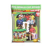 Panini Coupe du Monde DE LA FIFA 2026 Trading Cards Game Pack de démarrage (1 classeur + 1 Terrain de Jeu + 1 Magazine + 2 Pochettes + 1 Golden Baller + 2 Cartes édition limitée)
