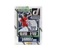 Panini Donruss Baseball Hobby Blaster Boîte de Cartes à Collectionner 2025 (1 Carte autographe ou Souvenir, 3 parallèles Laser Rouges et Bleus exclusifs et 12 Inserts et parallèles par boîte en