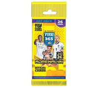 PANINI FIFA 365 2025/2026 Adrenalyn XL - Fat Pack de 26 cartes | Cartes à collectionner de football Road to FIFA World Cup 2026 + protection d'expédition HeartGlobal