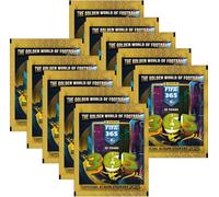 Panini FIFA 365 Série 2025 Lot de 10 autocollants de football à collectionner et BB-Toy-Trades Toploader