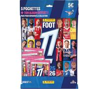 Carte à collectionner Panini Foot 2025-2026 Ligue 1 McDonald's 5 pochettes + album offert