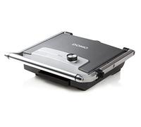 DOMO Barbecue électrique DO9225G boîtier Cool-Touch, revêtement anti-adhésif, voyant lumineux, noir