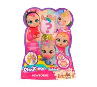 CRY BABIES PLAYTIME Nouveaux porte-clés de nouveau-nés à collectionner avec visages changeants et couverture en silicone Enfants dès 3 ans