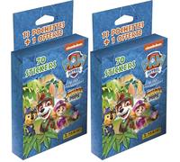 PANINI LA PAT'PATROUILLE Mission Jungle Blister 13 Pochettes + 1 Offerte (Lot de 2)