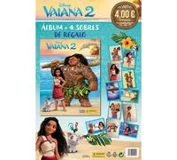 Panini Lancement De L´album Moana 2 Pack Carton + Espagnol 4 Sachets