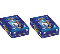 Panini Ligue 1 Uber Eats 2023-2024 Adrenalyn Trading Cards Game Boîte de 18 Pochettes (de 8 Cartes) (Lot de 2)