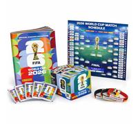 Panini - Lot d'albums autocollants XXL et autocollants - Coupe du monde 2026 - XXL - À collectionner et à coller - 1 plan de jeu de la Coupe du monde de la Coupe du monde - 3 bracelets de la Coupe du