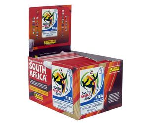 Panini Lot de 100 autocollants Coupe du monde de la FIFA 2010 - Afrique du Sud - 1 boîte, 100 paquets par boîte