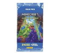 Panini Minecraft Trading Cards 3 - Create, Explore, Survive Fat Pack 24 Cartes + 2 Cartes Bonus