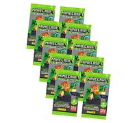 Panini Minecraft Trading Cards Lot de 10 cartes à collectionner Time to Mine