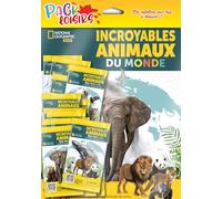 Panini National Geographic TC Animaux Pack Loisirs Porte Cartes + 24 Pochettes