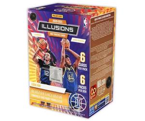 Panini Papier de collection Basketball Illusions Blaster Box 2020-21, 36 cartes par boîte, exclusives Blaster