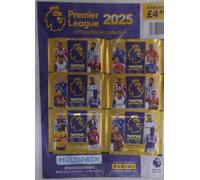Panini Premier League 2025 Autocollants Officiels Multipack (6 Paquets)
