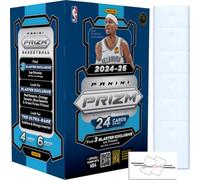 Panini Prizm Basketball NBA Blaster Box 2024-25 avec 24 cartes à collectionner + 6 toploaders + aimant StreetCards