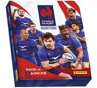 Panini Rugby Equipe de France - Rage de Vaincre Coffret Collector 1 Album + 18 Pochettes + 3 Cartes Edition Limitée
