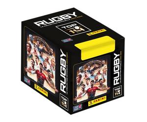 Panini RUGBY TOP 14 2023-2024 Boîte de 50 pochettes de 5 stickers + 1 carte