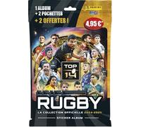 PANINI Rugby Top 14 2024-2025 Album + 2 Pochettes + 2 offertes
