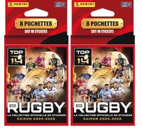 Panini Rugby Top 14 2025-2026 Blister 8 Pochettes (Lot de 2)
