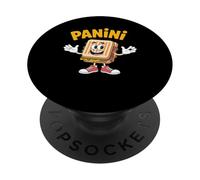 Panini Sandwich Drôle Italien Brainrot Meme Sandwich PopSockets PopGrip Adhésif