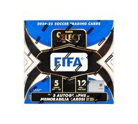Panini Select FIFA Soccer Hobby Boîte à cartes à collectionner (3 autographes ou cartes souvenirs par boîte de loisirs) 2024/25