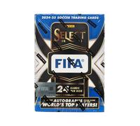 Panini Select FIFA Soccer Lot de 6 boîtes de cartes à collectionner Hobby Blaster 2024/25 (une base orange fluorescente par boîte)