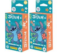 PANINI Stitch Trading Cards Blister 6 Pochettes + 1 Carte édition limitée (Lot de 2)