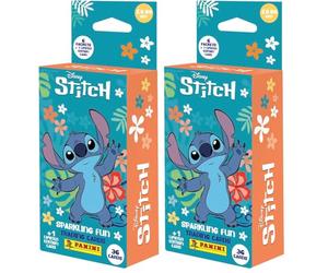 PANINI Stitch Trading Cards Blister 6 Pochettes + 1 Carte édition limitée (Lot de 2)