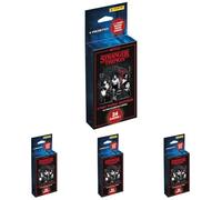 Panini Stranger Things Trading Cards Blister 4 Pochettes + 1 Carte édition limitée (Lot de 4)