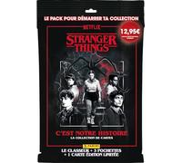 Panini Stranger Things Trading Cards Pack de démarrage (1 classeur + 3 Pochettes + 1 Carte édition limitée)