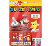 Panini Super Mario Pack Loisirs Album + 50 Pochettes