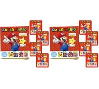 Panini Super Mario Stickers Album + 4 Pochettes + 1 Carte Edition Limitée, 004218SPCFGD, Aléatoire (Lot de 2)