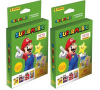 Panini Super Mario Stickers Blister 14 Pochettes + 2 Offertes (Lot de 2)