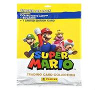 Panini Super Mario Trading Cards - Pack pour démarrer la collection (1 classeur + 3 pochettes de 8 cartes)