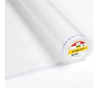 Panini Tessuti, Doublure thermoadhésive G405 Blanc - Vendu au milieu du mètre - Hauteur : 90 cm - Idéal pour les parties avant de Vestes, collets, poches, pattes